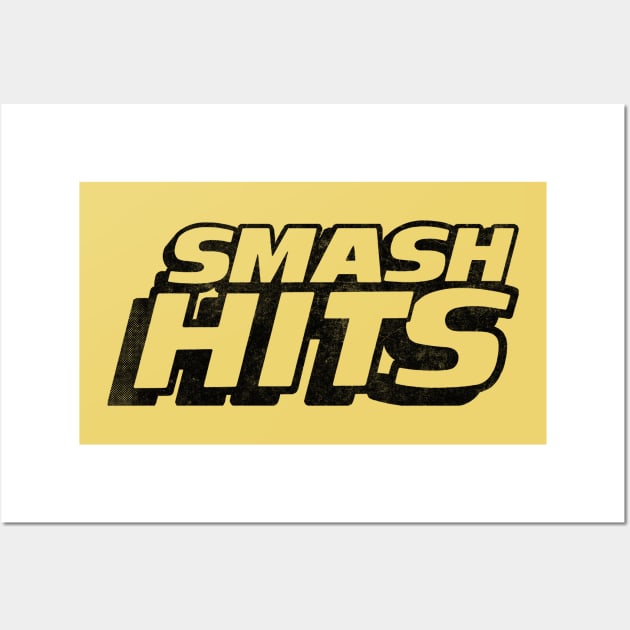 80s Smash Hits Faded Look Design Wall Art by CultOfRomance